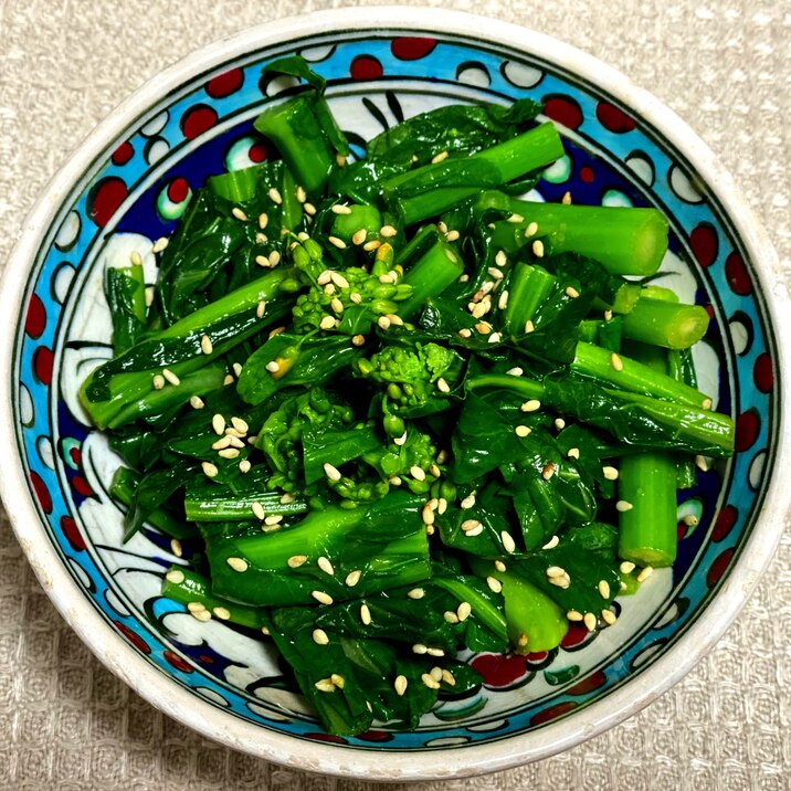 菜の花のからし和え